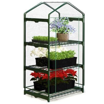 shumee Polica za rastlinjak 69 x 49 x 125 cm Plonos 4921