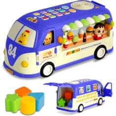 shumee Izobraževalna igrača Avtobus RK-741 Ricokids modra