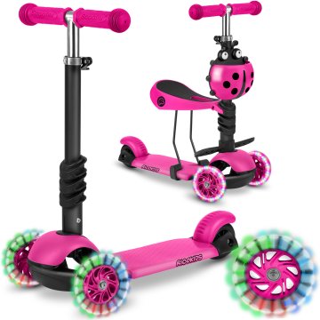 shumee Ricokids Buggy trikolesni skiro - roza