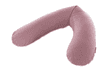 Theraline Original prevleka za materinsko blazino, 57% bambus, 190 cm, vijolična melange