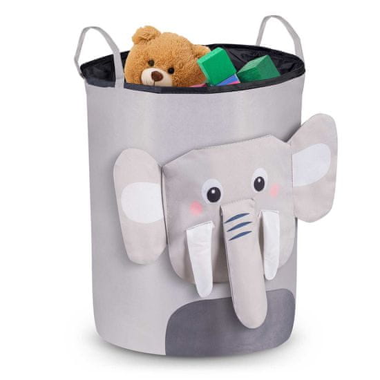 shumee Nukido košara za igrače - sivi slon