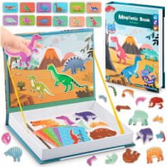 shumee Magnetna knjiga Puzzle Dinozavri RK-770