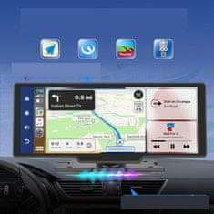 Farrot Farrot Car Multimedia Player 10, 26" zaslon na dotik, Mirrorlink, Android Auto, GPS, RGB, mikrofon, ojačevalec, CarPlay, DAB+, dvojni Bluetooth, TF, dvojna kamera in 2 vrsti nastavkov