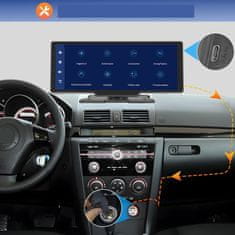 Farrot Farrot Car Multimedia Player 10, 26" zaslon na dotik, Mirrorlink, Android Auto, GPS, RGB, mikrofon, ojačevalec, CarPlay, DAB+, dvojni Bluetooth, TF, dvojna kamera in 2 vrsti nastavkov