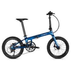 KABON City1.0 zložljivo kolo iz ogljikovih vlaken Shimano Altus 9speed kolesa 20", črna