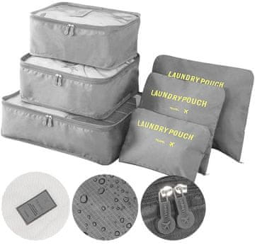 shumee GAVIN potovalni organizator set, siv