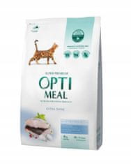 OptiMeal suha hrana za mačke s trsko 4 kg