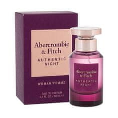 Abercrombie & Fitch Authentic Night 50 ml parfumska voda za ženske