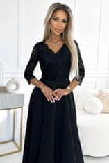 Numoco Ženska obleka 309-11, črna, XXL