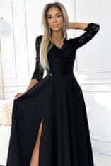 Numoco Ženska obleka 309-11, črna, XXL