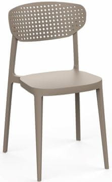 Rojaplast AIRE Stol - Retro Eleganca s Trdno Konstrukcijo iz Recikliranih Materialov