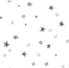 Theraline Original prevleka za materinsko blazino, bombaž, 190 cm, bela zvezde