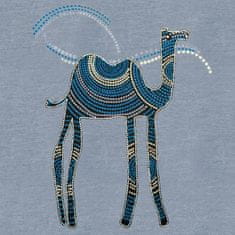 Theraline Original prevleka za materinsko blazino, bambus, 190 cm, modra melange kamela