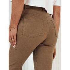 Dstreet Ženske hlače iz džinsa PAREI Brown uy1963 s34