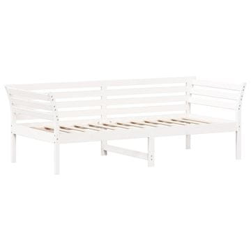 Vidaxl Dnevna postelja brez vzmetnice 100x200 cm masivni les borovec
