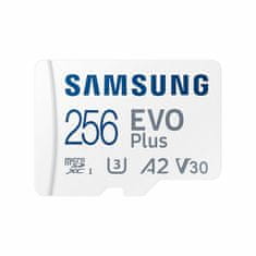 NEW Spominska Kartica Micro SD z Adapterjem Samsung EVO Plus 256 GB