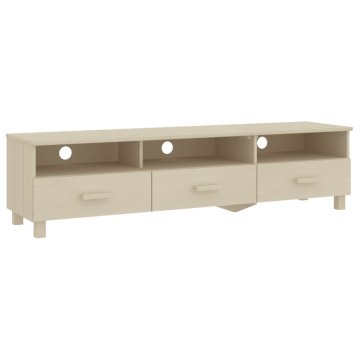Vidaxl TV omarica 158x40x40 cm trdna borovina