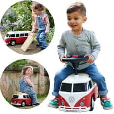 BIG Avto poganjalec Riding Volkswagen Van Baby Car + Sound