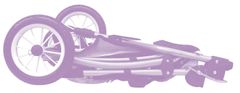 DeCuevas 90341 Zložljivi voziček na treh kolesih za punčke dvojčke Ocean Fantasy 2021 - 75 cm
