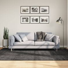 Vidaxl Košata preproga PAMPLONA moderna antracit 160x230 cm