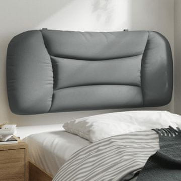 Vidaxl vidaXL Blazina za vzglavje svetlo sive barve 80 cm blago