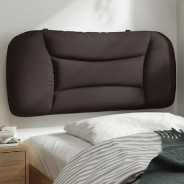 Vidaxl vidaXL Blazina za vzglavje, temno rjava, 90 cm, blago