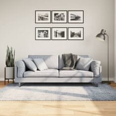 Vidaxl Košata preproga PAMPLONA moderna modra 140x200 cm