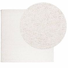 Vidaxl Košata preproga PAMPLONA moderna krem 160x160 cm