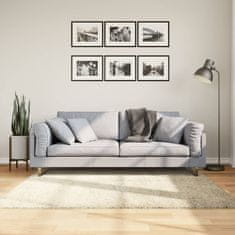 Vidaxl Košata preproga PAMPLONA moderna zlata 160x160 cm