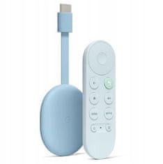 Google Chromecast 4 (s krmilnikom Google TV) - modra