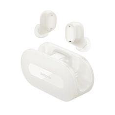 BASEUS TWS Bluetooth 5.3 brezžične slušalke Bowie EZ10 bele barve