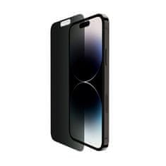 Belkin SCREENFORCE Zaščitno steklo s kaljenim steklom za zasebnost in zaščito pred mikrobi za iPhone 14 / iPhone 14 Pro