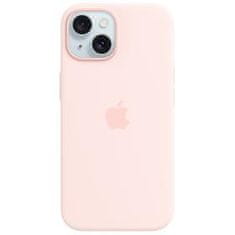 APPLE iPhone 15 Plus Sil.Cas. Mag. Pink
