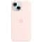 APPLE iPhone 15 Plus Sil.Cas. Mag. Pink