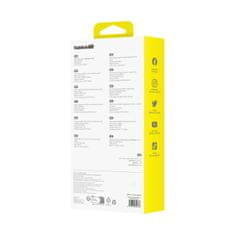 BASEUS vrtljivo MagPro namizno stojalo za telefon bele barve