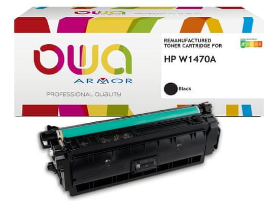 Armor OWA toner, združljiv s HP W1470A, črn/črn,10500str.