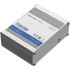 Teltonika PoE+ stikalo brez upravljanja, 8, 10/100/1000, 2x SFP vrata - TSW200
