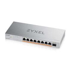 Zyxel XMG-108HP 8 vrat 2,5G + 1 SFP+, skupaj 8 vrat 100W PoE++ Namizno večigitalno stikalo brez upravljanja