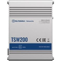 Teltonika PoE+ stikalo brez upravljanja, 8, 10/100/1000, 2x SFP vrata - TSW200