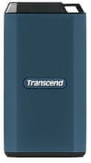 Transcend ESD410C 1TB, USB 20Gb/s, tip C, zunanji trpežni SSD (3D NAND flash), 2000MB/R, 2000MB/W, modra