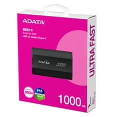 A-Data zunanji SSD 1TB SD810 USB 3.2 USB-C, črn
