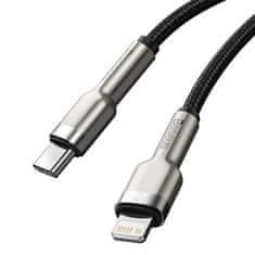 BASEUS podatkovni kabel Cafule USB-C/Lightning PD 20W 2m črn