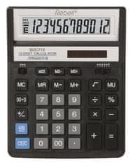 Rebell Namizni kalkulator BDC712BK BX - 12 številk, nagnjen zaslon, črn
