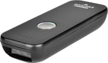 Virtuos HW-856A mini 2D-čitalnik CCD, brezžični, BT, USB-C, žepna velikost, črn