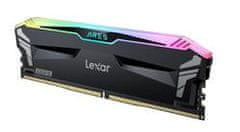 Lexar ARES DDR5 32GB (komplet 2x16GB) UDIMM 6800MHz CL34 XMP 3.0 & EXPO - RGB, hladilnik, črna