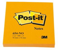 Post-It Listki Super Sticky - 76x76 mm, bučno oranžni