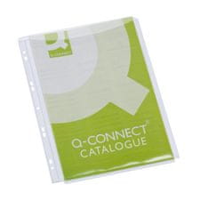 Q-Connect Evrolistni ovitki U za kataloge - A4, PP, 200 mic, 5 kosov