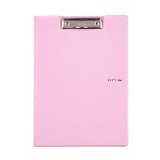 Karton P+P Zapiralni blok za pisanje s sponko Pastelini - A4, roza