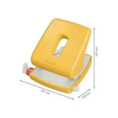 Leitz Punch Cosy, kovina, toplo rumena