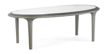 Domus Ventures Domus Ventures ovalna vrtna jedilna miza Sullivan Island 220x110 cm